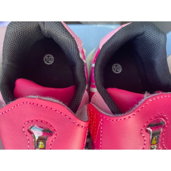 Choo Choo Shoes Pink Train sound Light Up Sound Toddler Girls Shoes Size 10 - Picture 3 of 10